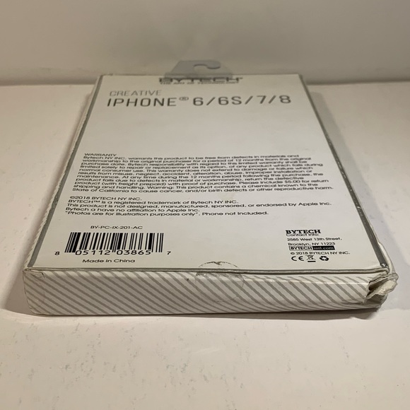 [2/$25] SILVER SEQUIN CASE FOR IPHONE 6/6S/7/8 CREATIVE SERIES FROM BYTECH - Picture 4 of 6